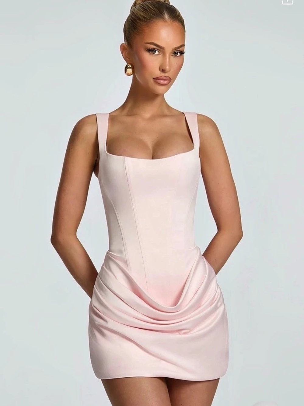 BABYBOO Emma Mini Dress Pink